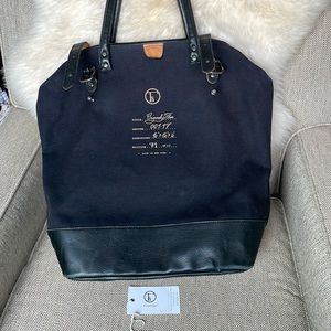 Fleabags Original Canvas Leather Bag Made in New York edition 71 of 115 Black